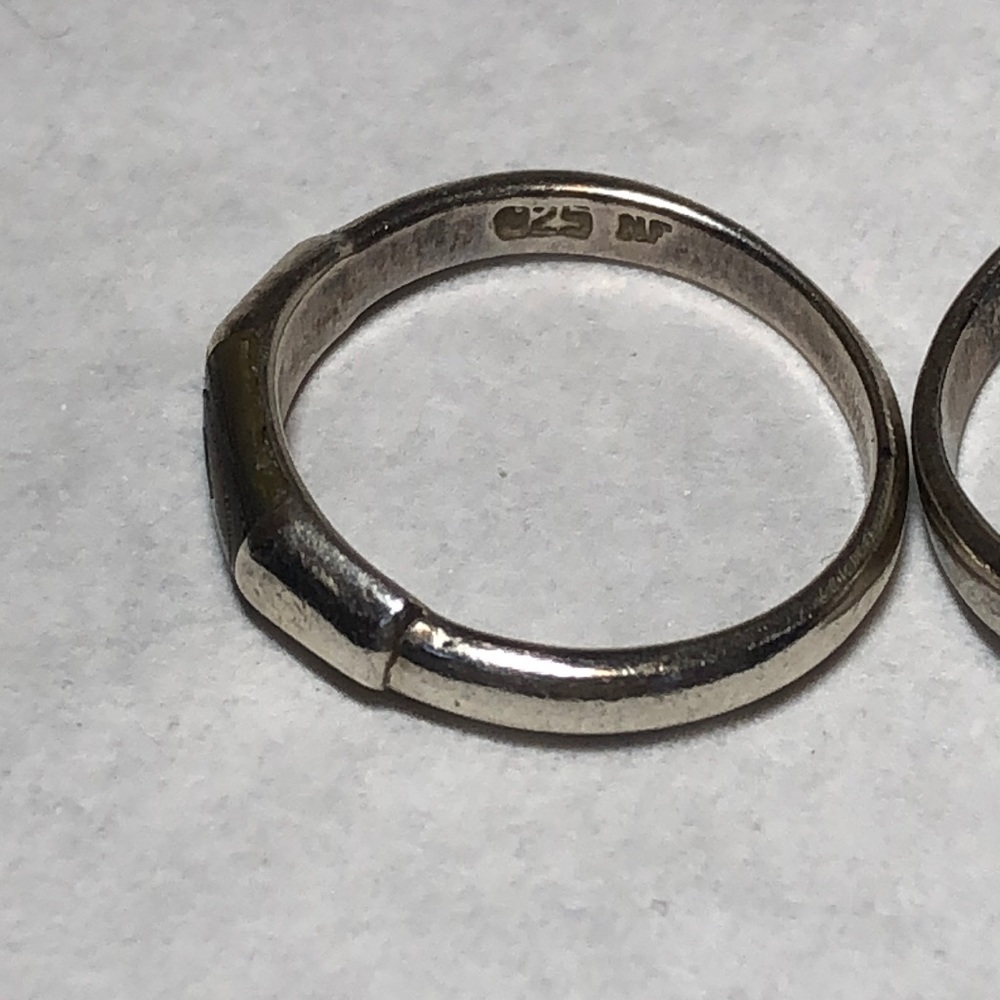 Three Sterling Silver Ring Bundle - Picture 4 of 5